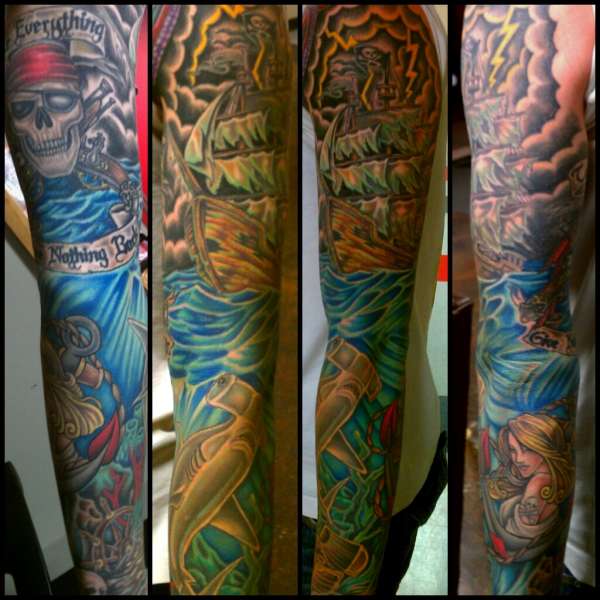 nautical/pirates tattoo