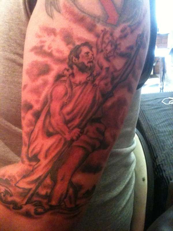 st christopher tattoo