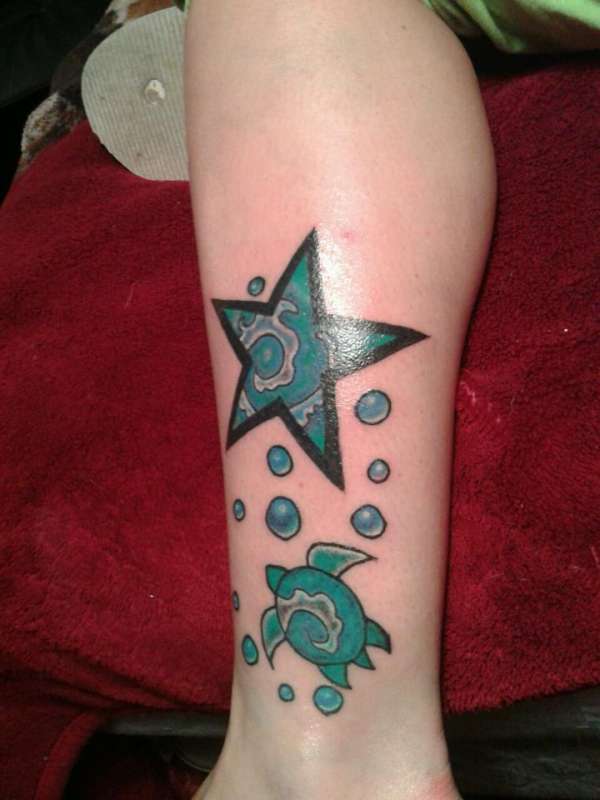 turtle star tattoo