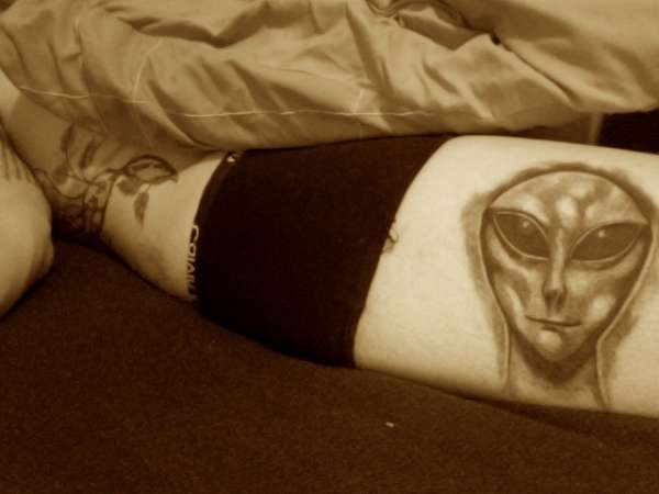 Alien tattoo