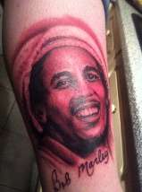 BOB MARLEY tattoo