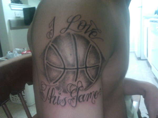 Basketball tattoo