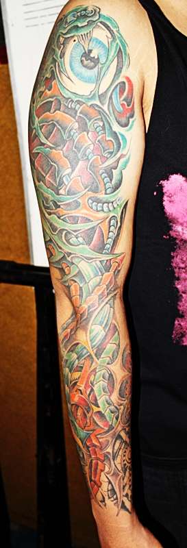 Bio-Mechanic tattoo