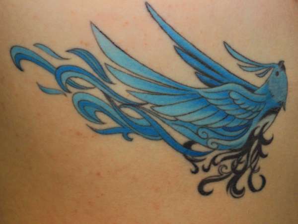 Blue Bird tattoo