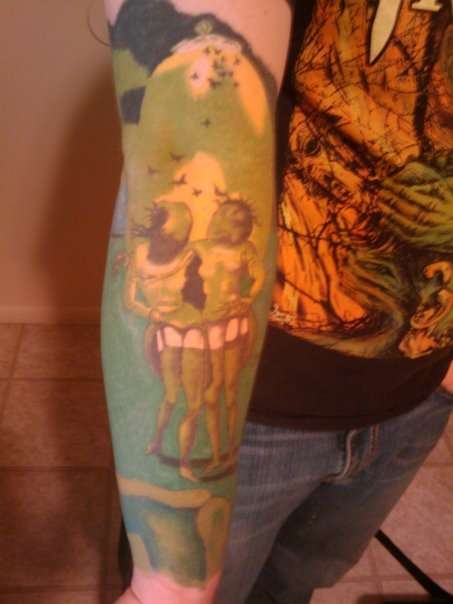 Dali- "Soldier Take Warning" tattoo