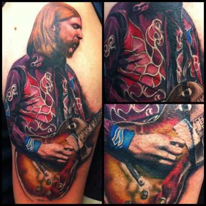 Duane Allman part 1 tattoo