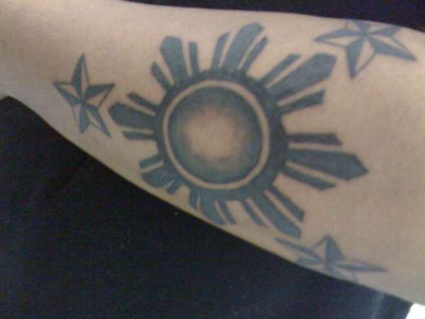 Filipino Sun Tattoo tattoo