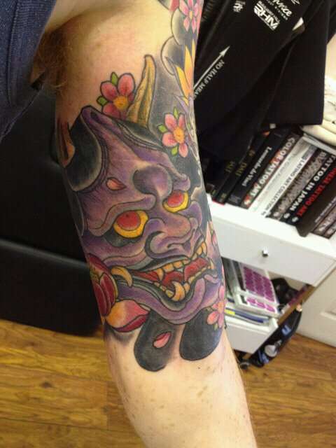 Hannya Mask tattoo