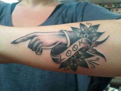 Look! tattoo