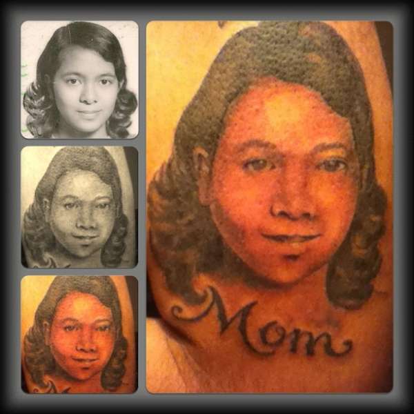 Mom Portrait tattoo tattoo