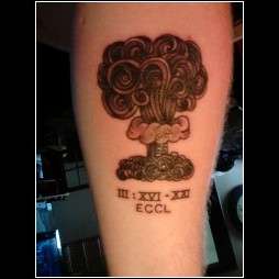 Mushroom Cloud tattoo