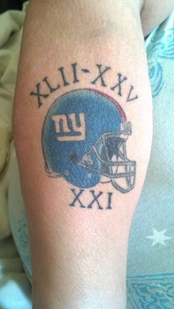 NY Giants tattoo tattoo