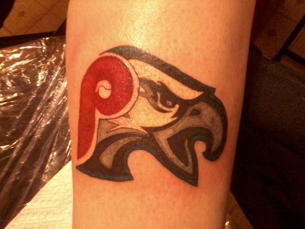 Phillies all the way tattoo