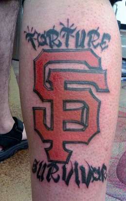 San Francisco Giants tattoo