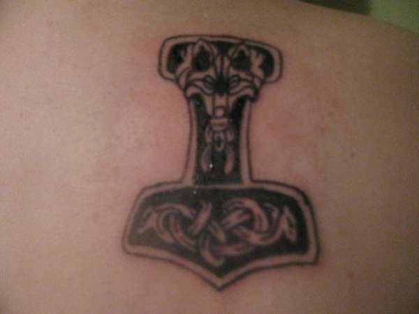 Thor's Hammer tattoo
