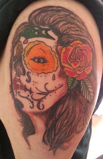 dia de los muertos tattoo
