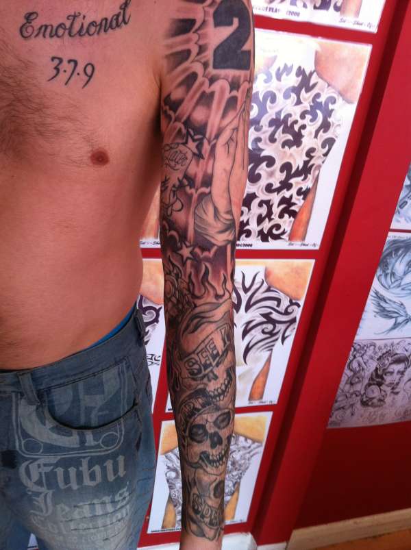 full sleeve tattoo