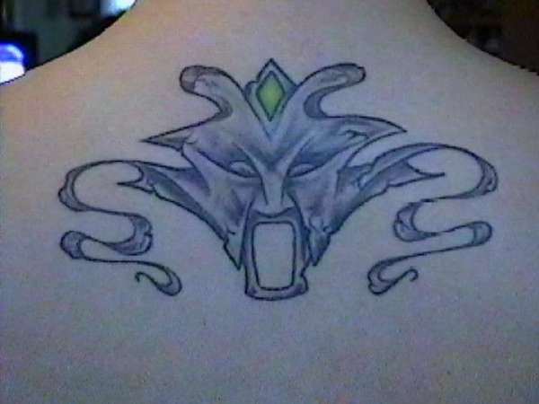 upper back tat tattoo