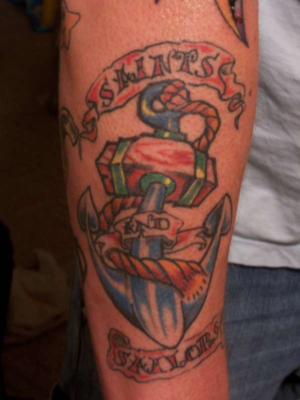 Anchor tattoo