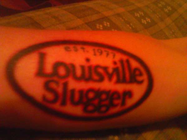 my louisville slugger tattoo with my birth year my louisville slugger tattoo with my birth year