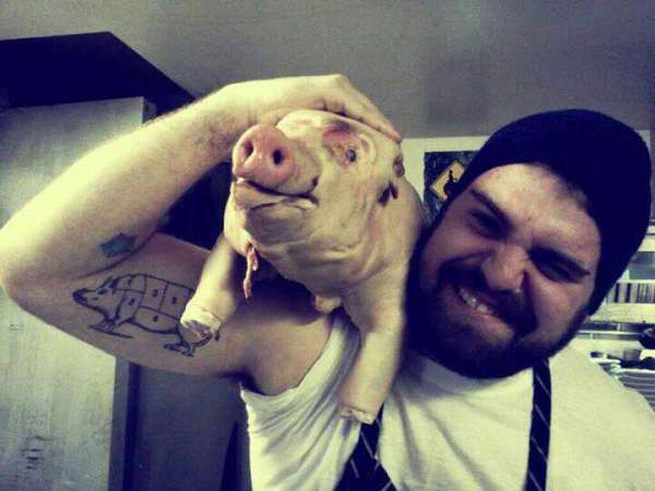 piggy meats piggy... get it? tattoo