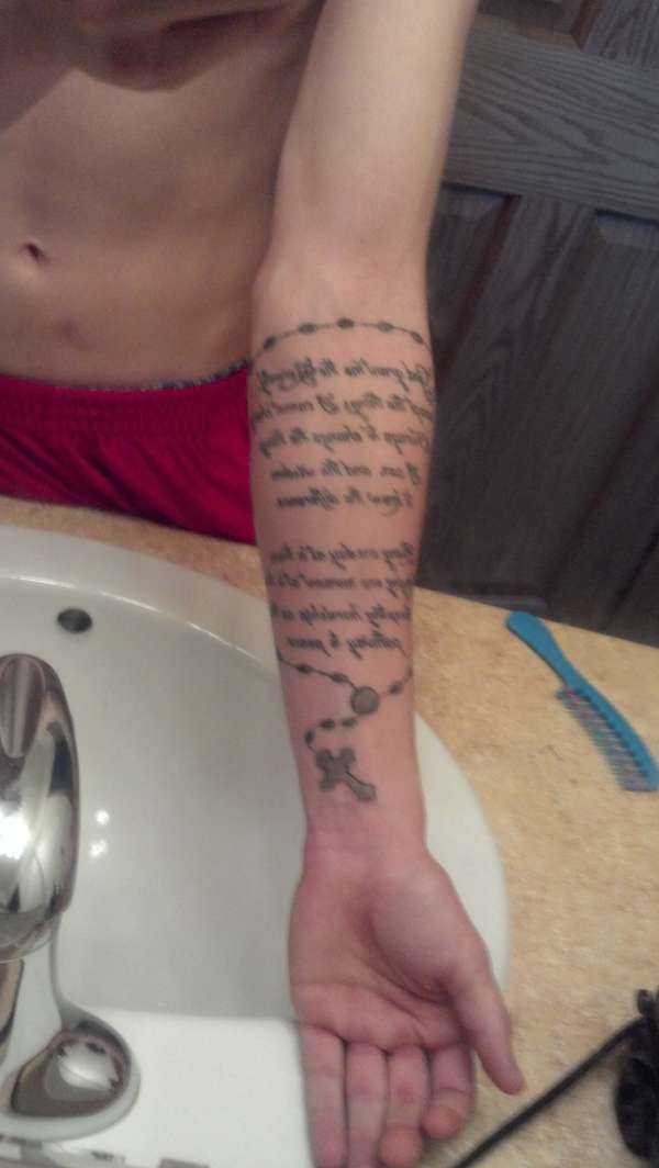 serenity prayer tattoo