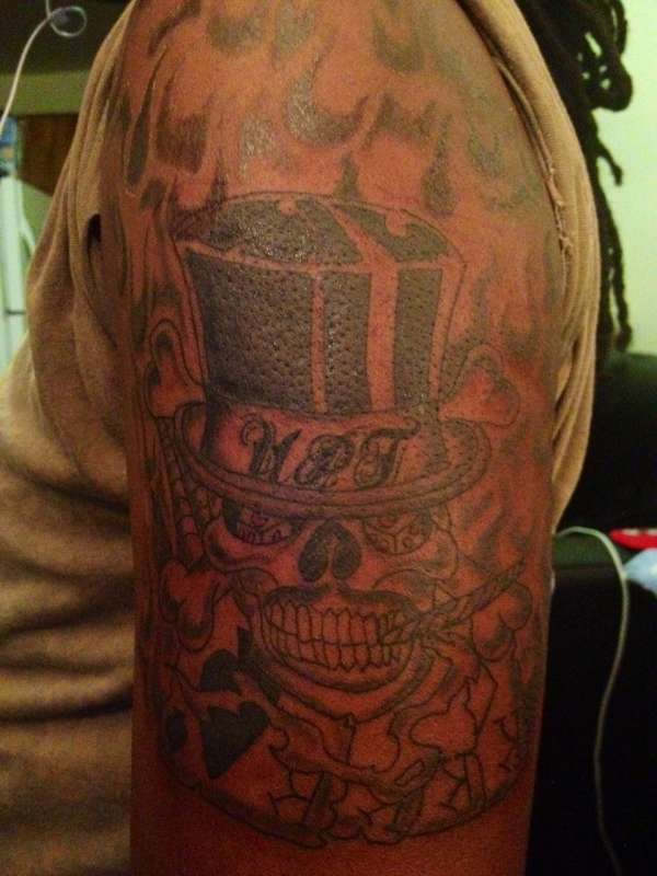 skull work tattoo