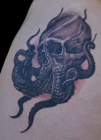 skulltopus tattoo