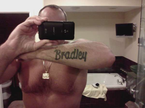 sons name tattoo