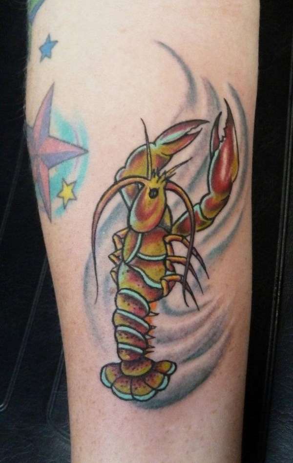 spiny lobster tattoo