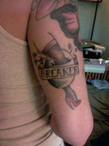 Ball Breaker tattoo