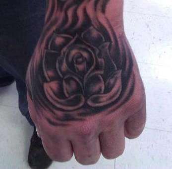 Black rose- cover up- tattoo