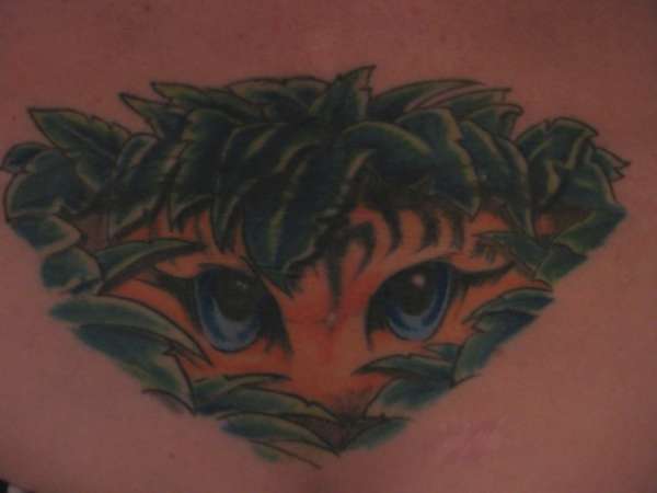 Cat eyes tattoo tattoo