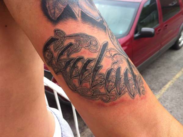 Csalad = Family In Hungarian tattoo