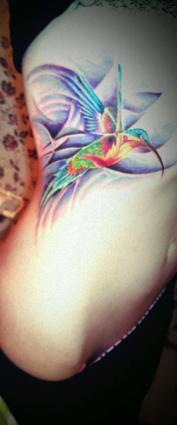 Hummingbird In Flight tattoo