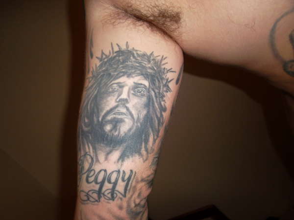 Jesus tattoo