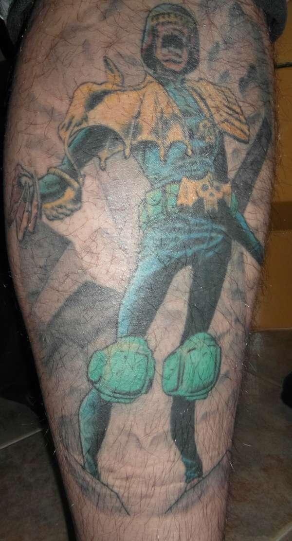Judge Death tattoo