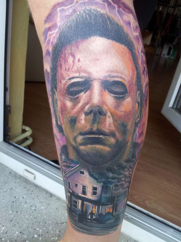 Michael Myers tattoo