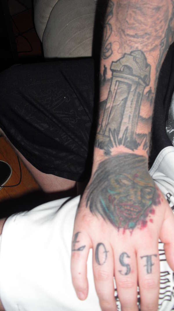 Misc dead sleeve tattoo