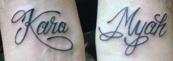 Names tattoo