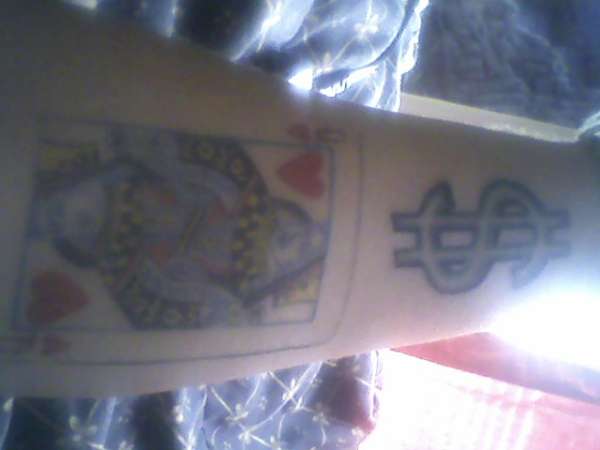 Queen of hearts tattoo