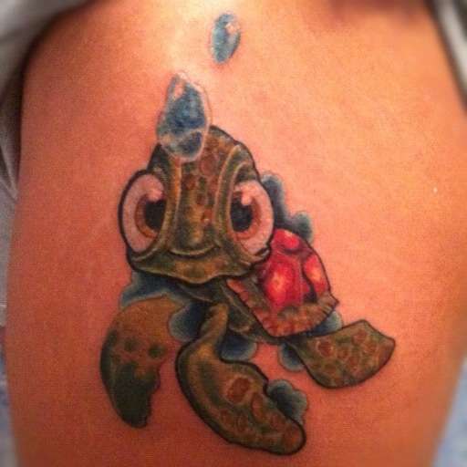 Squirt tattoo
