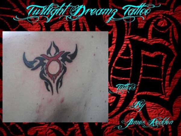 Taurus Zodiac Symbol tattoo