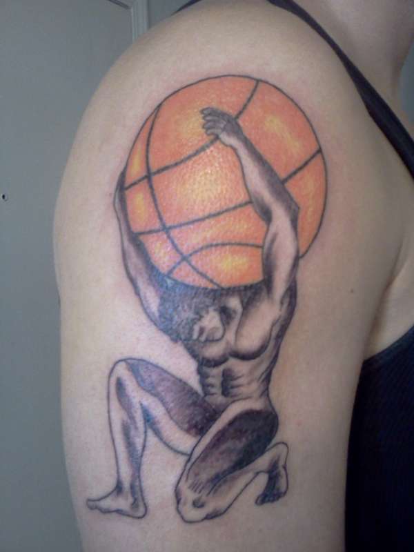 atlas basketball tattoo