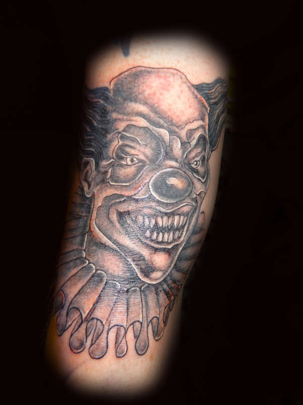 clown tattoo