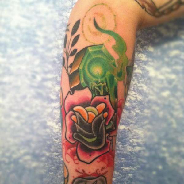 coffin tattoo