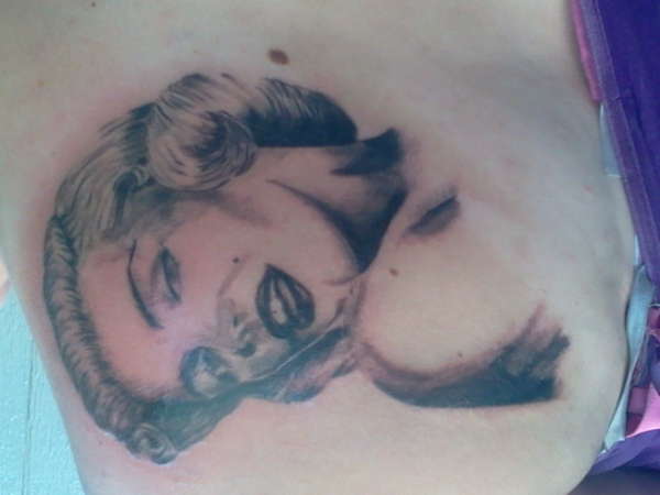 first portrait hes ever done tattoo