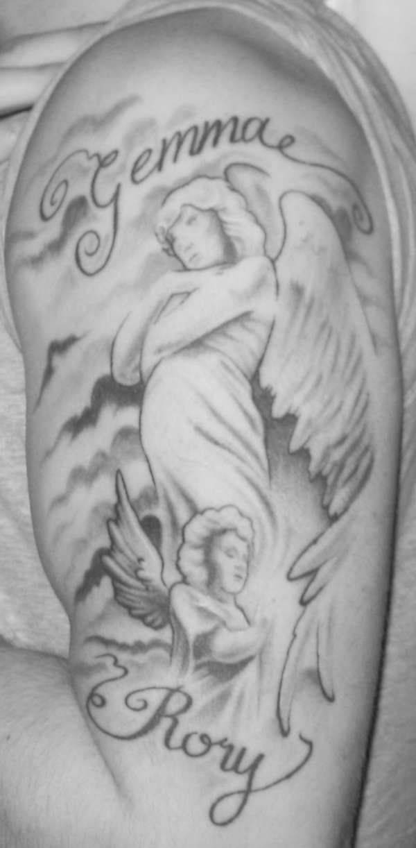 for my angels tattoo