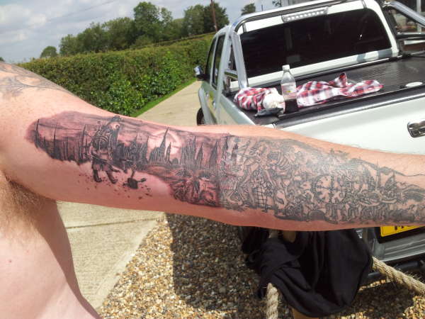 mcr arm tattoo
