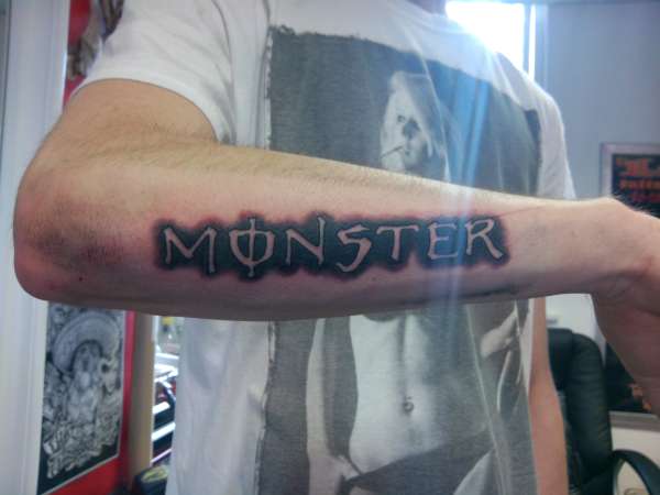 monster tattoo